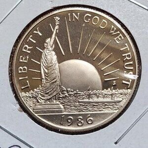1986-S Statue of Liberty Centennial Half ... Uncirculated Proof... In Sleeve